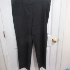 Prescott New York Dress Pants Womens 22 charcoal gray Straight Leg Trousers